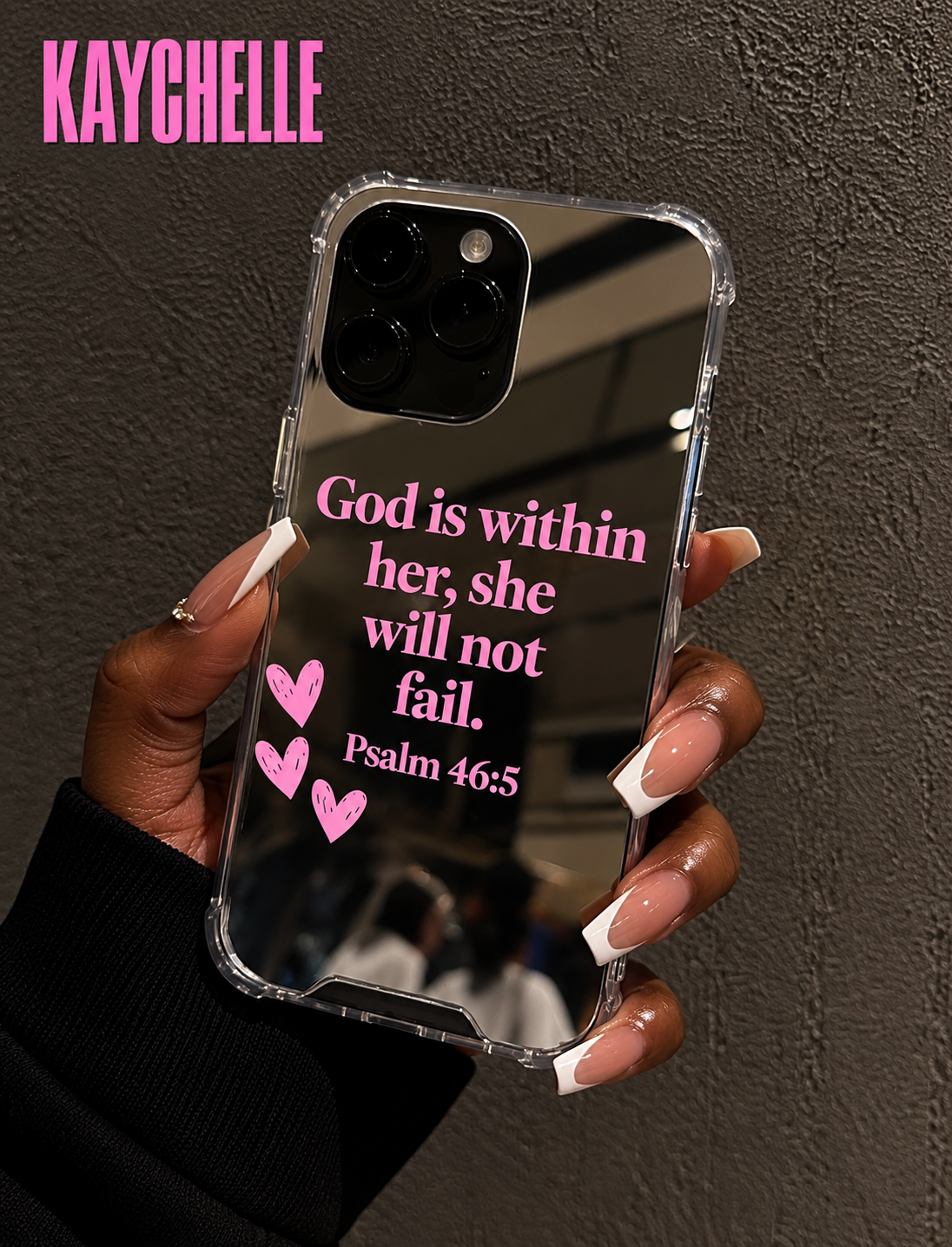 Psalm 46:5 Mirror Phone Case
