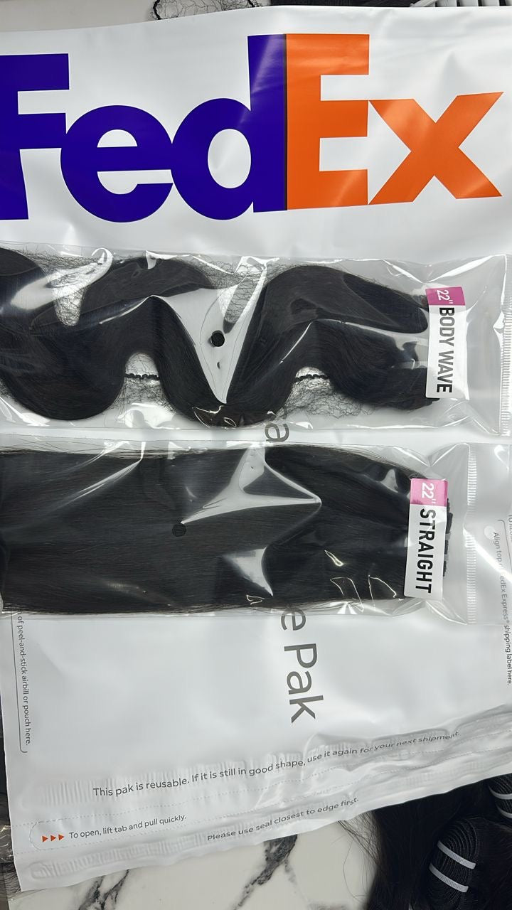12” Vietnamese Virgin Hair Sample Bundle