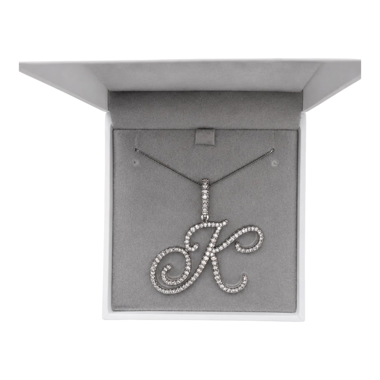 Kaychelle Cursive Initial Necklace