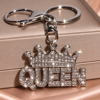 Crystal Charm Keychain